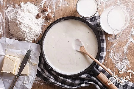  سس سفید سوفله بادمجان , سوفله بادمجان و کدو , سوفله بادمجان